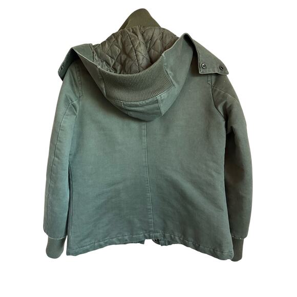 Lucky Brand army green bomber jacket Size Large - Picture 2 of 10